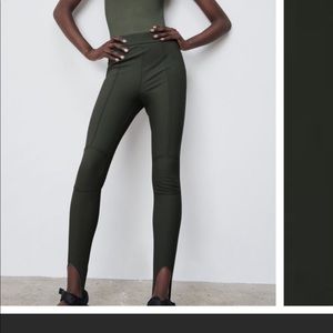 NWT Zara stirrup leggings